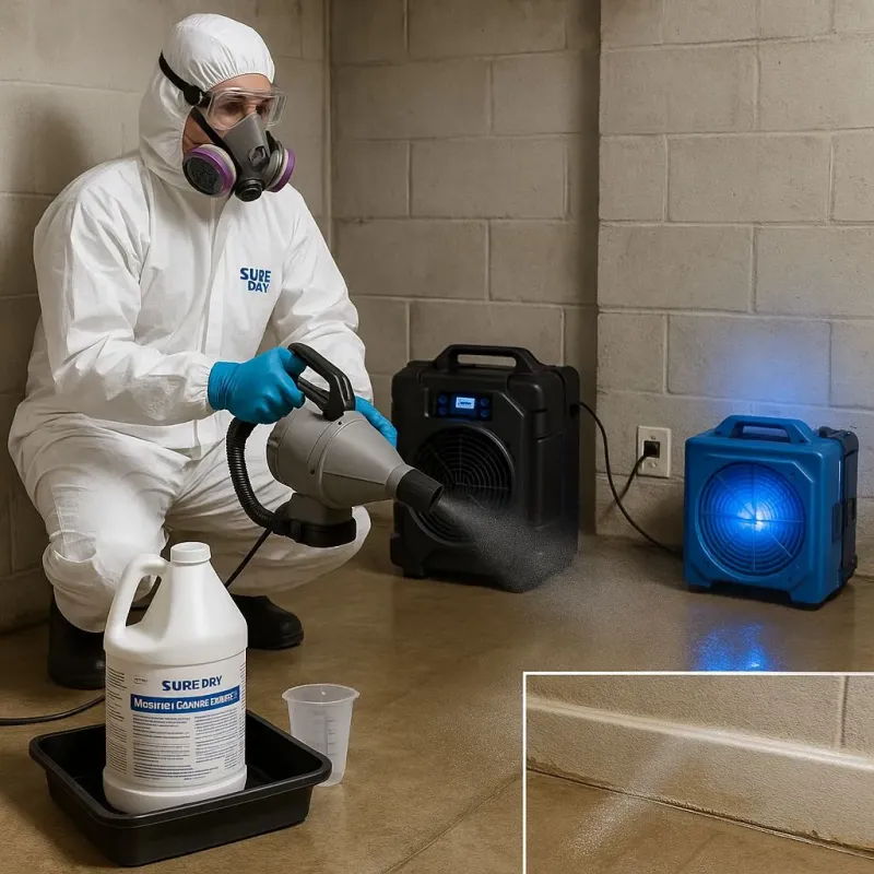 Sanitization and Odor Removal process in Bayou Vista, TX