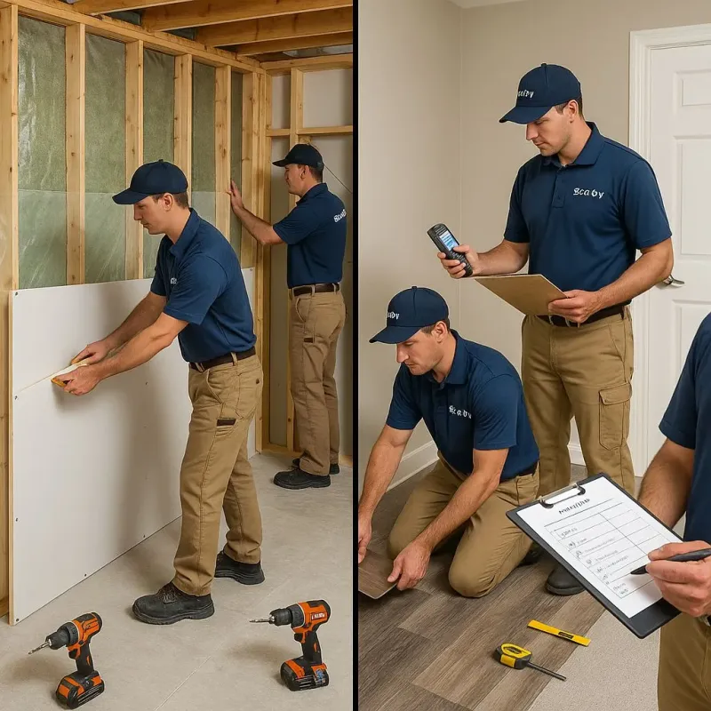 Repairs and Reconstruction process in Bayou Vista, TX