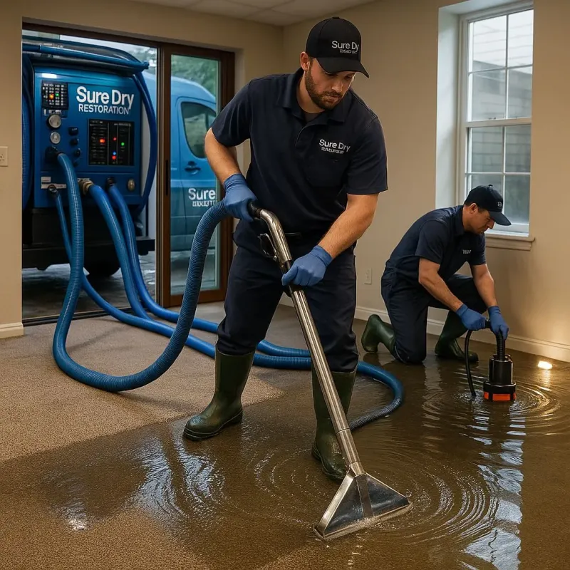 Water Extraction and Removal process in Bayou Vista, TX